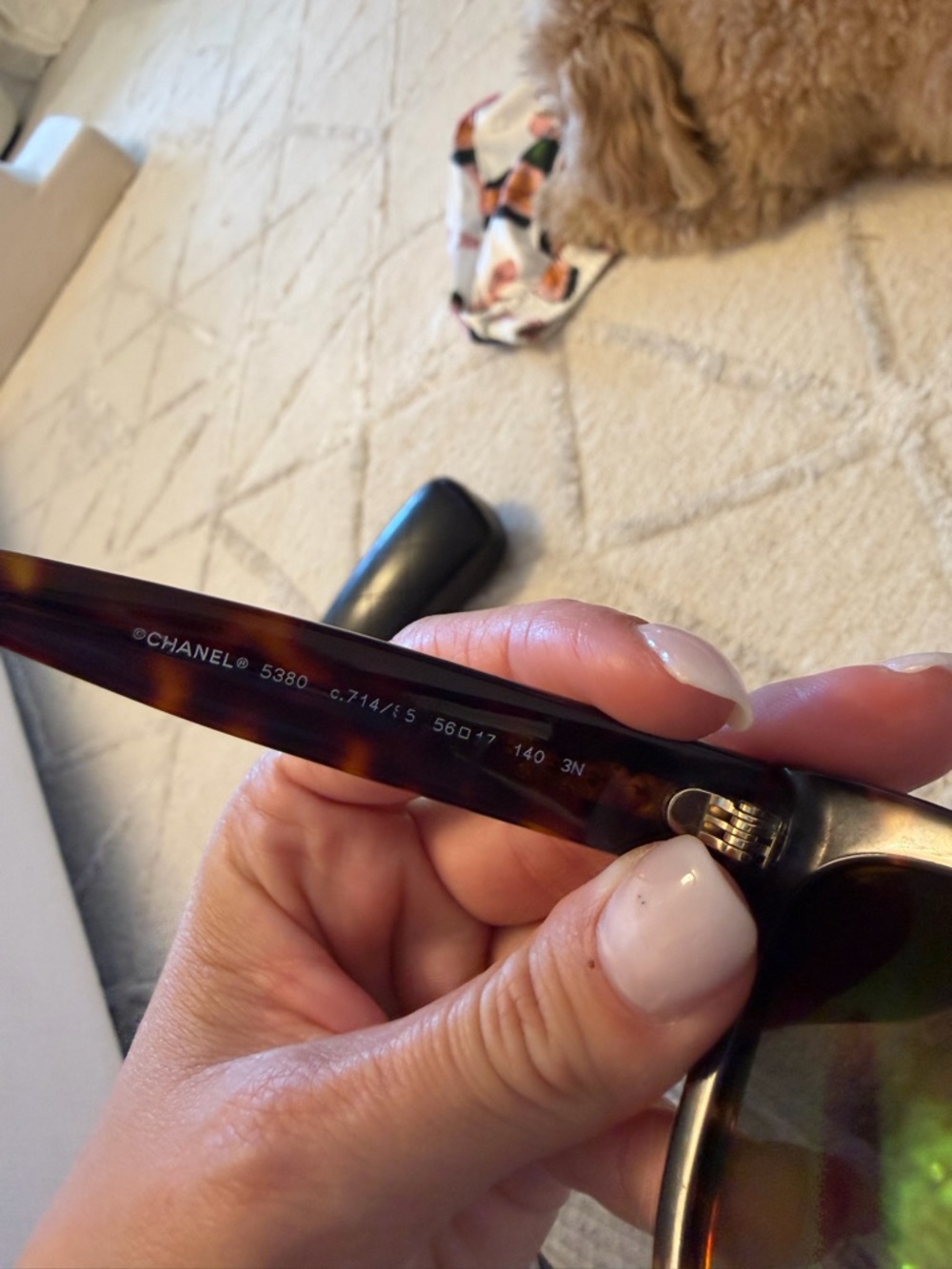 Chanel Tortoiseshell Women's Sunglasses - Brown Gradient Lenses - Picture 5 of 6